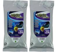 Carlinea 011253 Sachet Lingettes pour Vitres Set de 24 (Lot de 2)