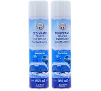 Carlinea 020022 Aérosol Dégivrant Pare Brise et Serrure Voiture, 600 ML, Bleu (Lot de 2)