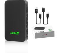 Carlinkit 5.0 Adaptateur CarPlay sans Fil & Android Auto sans Fil 2 en 1, pour carplay Filaire et Android Auto Filaire, Conversion