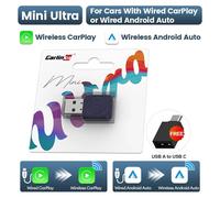 Carlinkit 5.0 Mini Ultra/Pro Adaptateur Auto Sans Fil Carplay Et Android Pour Voitures Oem Mise À Niveau Wifi Ble Téléphone À Connexion Automatique Sans Fil-Mini Ultra