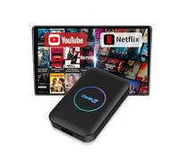 CarlinKit AIBOX-Lite Boîte multimédia 3 en 1 Système indépendant Android / CarPlay sans fil / Android Auto sans fil, convient pour les véhicules équipés de CarPlay filaire/Android Auto