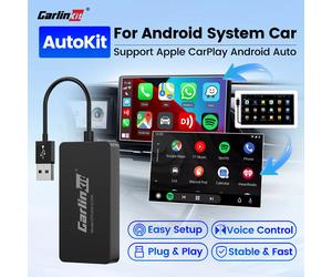 CarlinKit CCPA CarPlay sans fil pour autoradio Android sans fil Android Auto sans fil connexion automatique Mirrorlink adaptateur USB intelligent CCPA With Mic