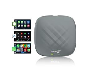CarlinKit Multimedia 3 en 1 AIBox Android 13.0 Adaptateur CarPlay sans Fil, pour Voitures avec CarPlay Filaire/Android Auto, Compatible Netflix Youtube, etc.
