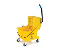 Carlisle 3690804 Seau à Balai Commercial avec Presse latérale Jaune 26 l