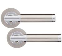 Carlisle Brass GK006SNCP/INTB BELAS Lot de loquets Nickel satiné/chrome poli