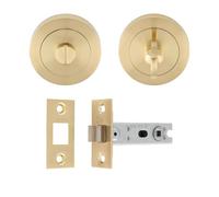Carlisle Brass UDP/BATH30/SB Ulitmate Lot d'intimité pour porte en laiton satiné