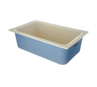 Carlisle Dinex DXCM1100C1402 Poêle isotherme de 15 cm, 15 quarts, couleur changeante/bleu, hauteur 16,3 cm, largeur 32,3 cm, longueur 52,5 cm, ABS, blanc