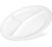 Carlisle KL10202-E Assiette 3 Compartiments Mélamine Blanc 25,4 cm