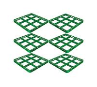 Carlisle Re9 C09 Opticlean 9 Compartiment Verre Rack Extender, 14,8 cm compartiments, Vert, Lot de 6