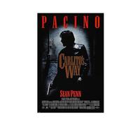 Carlito's Way (1993) Filmplakat Al Pacino Poster sur toile Décoration murale pour salon, chambre à coucher 20 x 30 cm