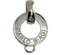 Carlo Biagi Charm Carrier brillant Logo 925 argent CAS01
