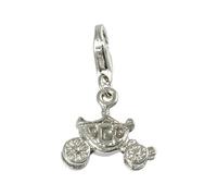 Carlo Biagi Charm Pendentif Chariot Argent 925 Css06