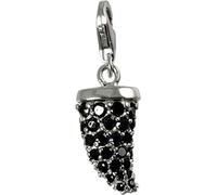 Carlo Biagi Charm pendentif corne noire argent 925 D2CSCZS03B
