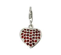 Carlo Biagi - CSCZS02R - Charms Femme - Coeur - Argent fin 925/1000