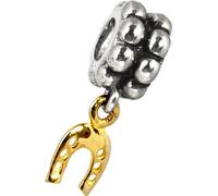 Carlo Biagi Dangle Bead fer à cheval European Beads BDBG03