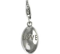 Carlo Biagi Pendentif à breloques Oval Love 925 Argent D2CSS04