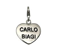 Carlo Biagi Pendentif Charm Coeur Argent 925 Csss03