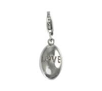 Carlo Biagi Pendentif Charm Ovale Amour Argent 925 Css04