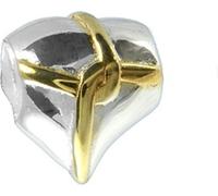 Carlo Biagi perle cœur argent Bicol European Beads BTT09