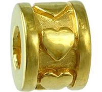 Carlo Biagi perle de coeur argent European Beads BGPS04