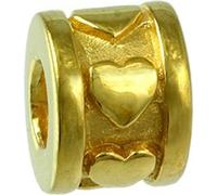 Carlo Biagi perle de coeur argent European Beads D2BGPS04