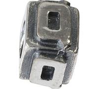Carlo Biagi perle lettre Q argent European Beads BLPQ