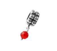 Carlo Biagi Perle Pendante Rubis Argent Perles Européennes Bdbb07