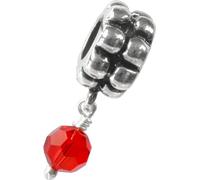 Carlo Biagi perle triangle rubis argent perles européennes BDBB07