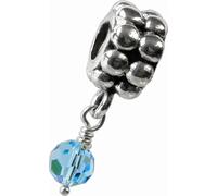 Carlo Biagi perle triangulaire Aqua argent European Beads BDBB03