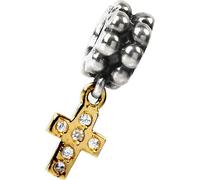 Carlo Biagi perle triangulaire croix argent European Beads BDBG18