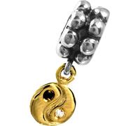 Carlo Biagi perle triangulaire YinYang European Beads D2BDBG13