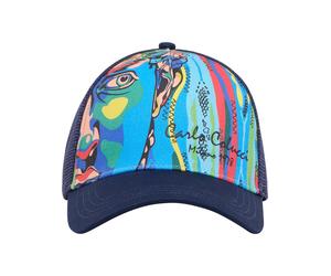 Carlo Colucci Casquette 'De Zen' nude / bleu marine / azur / vert / rose, Taille 55-60