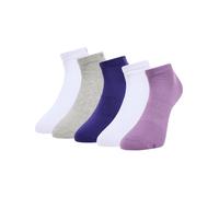 Carlo Colucci Chaussettes 'Ellero' gris / orchidée / violet foncé / blanc, Taille 36-41