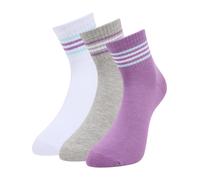 Carlo Colucci Chaussettes 'Ellmenreich' gris / violet / blanc, Taille 36-41