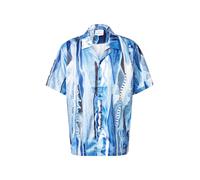 Carlo Colucci Chemise bleu / bleu clair / noir / blanc, Taille M