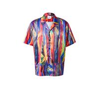 Carlo Colucci Chemise bleu roi / jaune / rose / rouge, Taille S