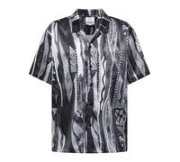 Carlo Colucci Chemise 'Egetmann' gris / blanc, Taille L