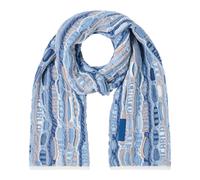 Carlo Colucci - Écharpe en maille - Homme - Accessoires - Bleu - Taille: ONE Size