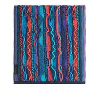 Carlo Colucci - Écharpe Tricotée Multicolore - Homme - Accessoires - Bleu - Taille: ONE Size