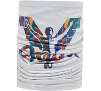 Carlo Colucci Écharpe tube 'Fabbro' mélange de couleurs / blanc, Taille One Size