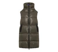 Carlo Colucci - Gilet matelassé long - Femme - Vestes - Vert - Taille: 44 FR