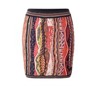 Carlo Colucci Jupe 'Cuya' bleu marine / jaune / rose ancienne / rouge, Taille 36