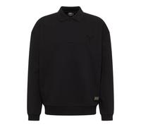 Carlo Colucci - Oversize Polo SweaT-shirt - Carat 2.0 - Homme - Sweatshirts et sweats à capuche - Noir - Taille: 2XL
