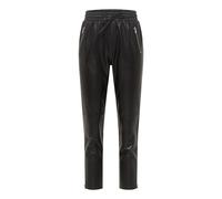 Carlo Colucci - Pantalon en Cuir Chic - Femme - Pantalons - Noir - Taille: 40 FR