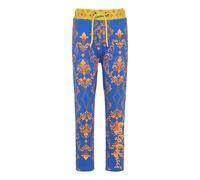 Carlo Colucci Pantalon 'Cisera' bleu / jaune / orange, Taille 36
