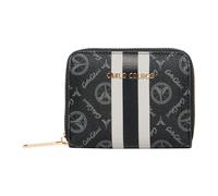 Carlo Colucci - Petit portefeuille à rayure contrastée - Femme - Accessoires - Noir - Taille: ONE Size