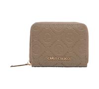 Carlo Colucci - Petit portefeuille - Femme - Accessoires - Beige - Taille: ONE Size