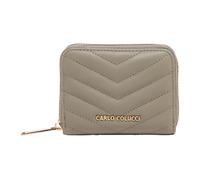 Carlo Colucci - Petit portefeuille matelassé - Femme - Accessoires - Gris - Taille: ONE Size