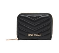 Carlo Colucci - Petit portefeuille matelassé - Femme - Accessoires - Noir - Taille: ONE Size