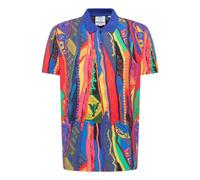 Carlo Colucci - Polo avec impression tricotée - Homme - Tops - Multicolore - Taille: M